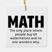 Math Spaß Keramikornament (Vorderseite)