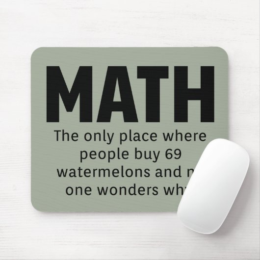 Math Spaß Mousepad (Mit Mouse)