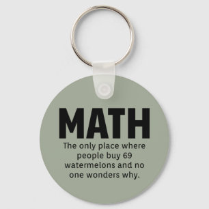 Math Spaß Schlüsselanhänger