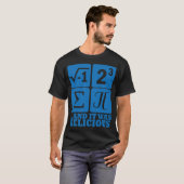 Math Sprichwort Formel Schulgeschenk Daunentanz T-Shirt (Vorne ganz)
