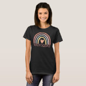 Math Squad Boho Rainbow Student Math Teacher Back T-Shirt (Vorne ganz)