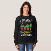 Math Squad School Cactus Team Math Teacher Crew Sweatshirt (Vorne ganz)