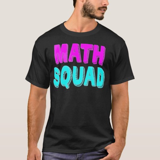 Math Squad Tee Teacher Appreciation Gift best fri (Vorderseite)