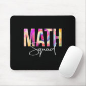 Math Squad Tie Dye Back To School Women Appreciati Mousepad (Mit Mouse)