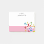 Math Subject that zählte Funny Mathematik Zitat Post-it Klebezettel (Vorderseite)