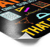 Math Subject zählt Mathematiatic Math Teacher Fotodruck (Ecke)