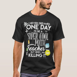 MATH Super Cool Mathe Lehrer School Geschenk Idee T-Shirt