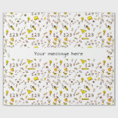 Math Symbols Lehrer Geschenkpapier (Flach)