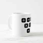Math Symbols mathematical Signs Kaffeetasse (Vorderseite Links)