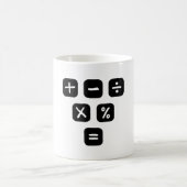 Math Symbols mathematical Signs Kaffeetasse (Mittel)