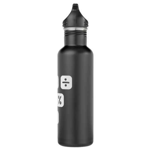 Math Symbols mathematical Signs Maths Edelstahlflasche (Rechts)