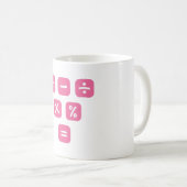 Math Symbols mathematical Signs Maths Kaffeetasse (VorderseiteRechts)