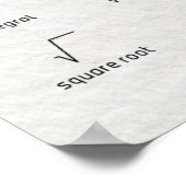 Math Symbols Poster (Ecke)