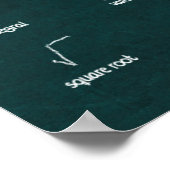 Math Symbols Poster (Ecke)