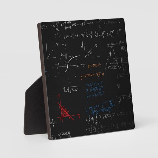 Math Tabletop Plaque Fotoplatte (Vorderseite)