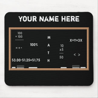 Math-Tafel Mousepad