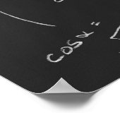 Math-Tafel Poster (Ecke)