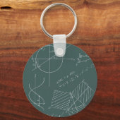 Math-Tafel Schlüsselanhänger (Vorderseite)