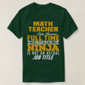 Math Teacher 32 T-Shirt (Design vorne)