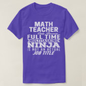 Math Teacher 3 T-Shirt (Design vorne)