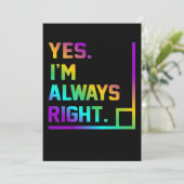 Math Teacher Always Right Mathematics Maths Dankeskarte (Stehend Vorderseite)