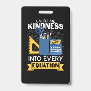 Math Teacher berechnet Kindness Ausweis