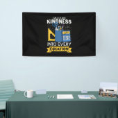 Math Teacher berechnet Kindness Banner (Messeveranstaltung)