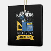 Math Teacher berechnet Kindness Keramikornament (Links)