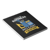 Math Teacher berechnet Kindness Notizblock (angewinkelt)