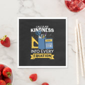 Math Teacher berechnet Kindness Serviette (Beispiel)