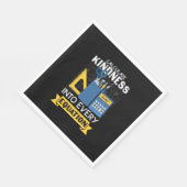 Math Teacher berechnet Kindness Serviette (Ecke)