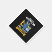 Math Teacher berechnet Kindness Serviette (Ecke)