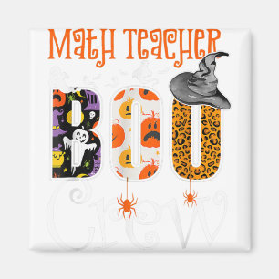 Math Teacher Boo Crew Halloween-Party Kostümmathem Magnet