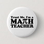 Math Teacher Button (Vorderseite)