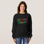 Math Teacher Calculate Kindness Into Everyday Teac Sweatshirt (Vorne ganz)