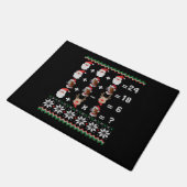 Math Teacher Christmas HARRIER Fußmatte (Schrägansicht)