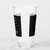 Math Teacher Christmas HARRIER Glas (Links)