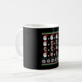 Math Teacher Christmas HARRIER Kaffeetasse (Vorderseite Links)