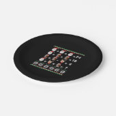 Math Teacher Christmas HARRIER Pappteller (Schrägansicht)