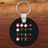 Math Teacher Christmas Shirt Quiz Schlüsselanhänger (Vorderseite)