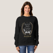 Math Teacher Class of 2025 Funny Teacher Sweatshirt (Vorne ganz)