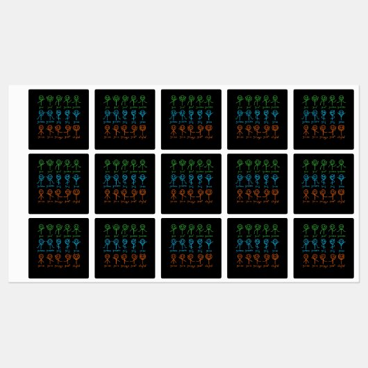 Math Teacher Dance Gleichung Mathematischer Mathem Etiketten (Blatt)