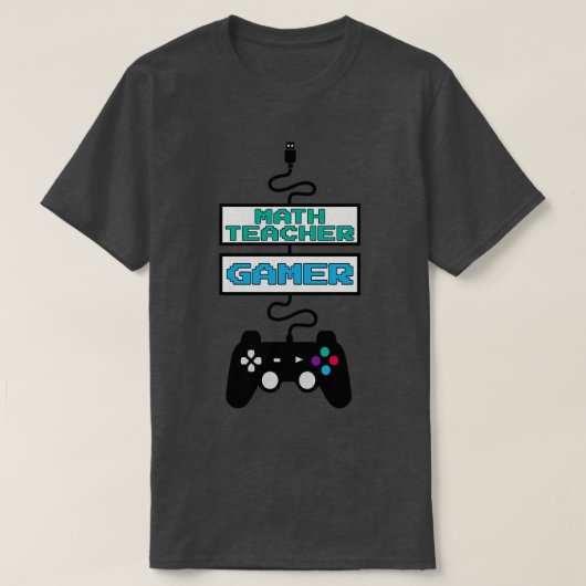 Math Teacher Design Quote T-Shirt (Design vorne)