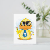 Math Teacher Duck Postkarte (Stehend Vorderseite)