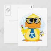 Math Teacher Duck Postkarte (Vorne/Hinten)