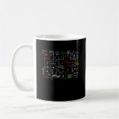 Math Teacher formas Cheat Sheet Cool Geek Nerd Kaffeetasse (Links)