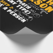 Math Teacher Funny Math Joke How To Be A Math Geschenkpapier (Ecke)
