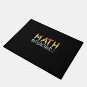 Math Teacher Fußmatte (Schrägansicht)