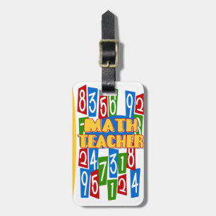 Math Teacher Gepäckanhänger