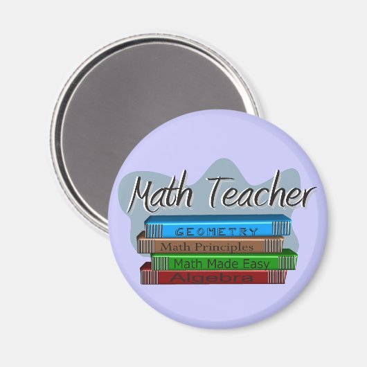 Math Teacher Geschenke Magnet (Vorderseite/Rückseite)